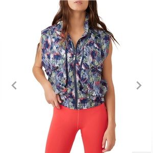 FREE PEOPLE FP MOVEMENT Women's Off The Grid Printed  VEST JACKET XS,S,M $118